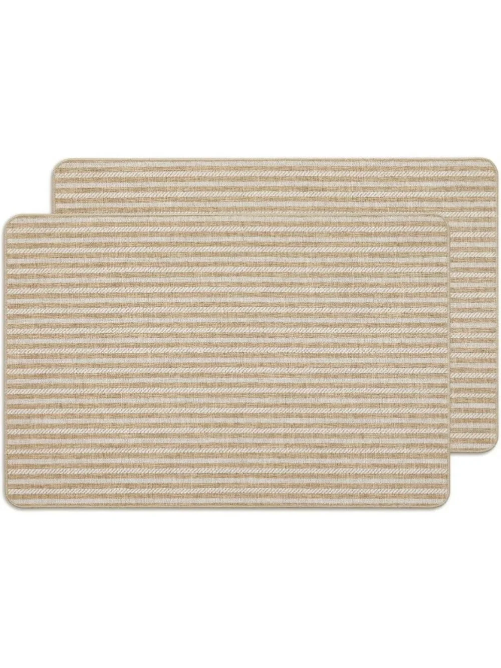 Pet-Friendly Indoor Door Mats 2-Pack - Machine Washable Muddy Paws Rugs, 2'x3'